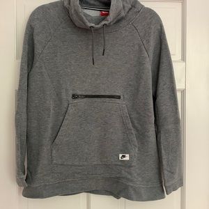 Gray Nike funnel neck pullover sweatshirt